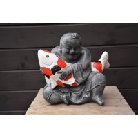 Buddha koi colorato 30cm